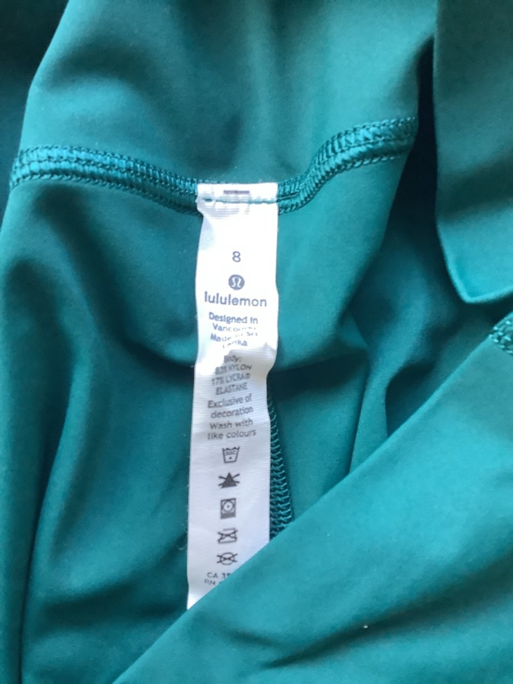 Lululemon Athletica Wunder Under High-Waist Leggings, Size 8, NWOT - Picture 2 of 2